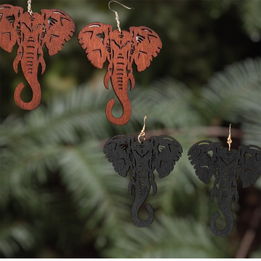 Wise Elephant Earrings